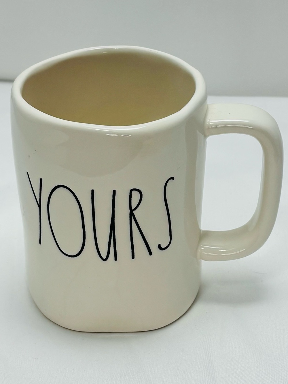 Yours Ceramic Coffee Mug - Cream